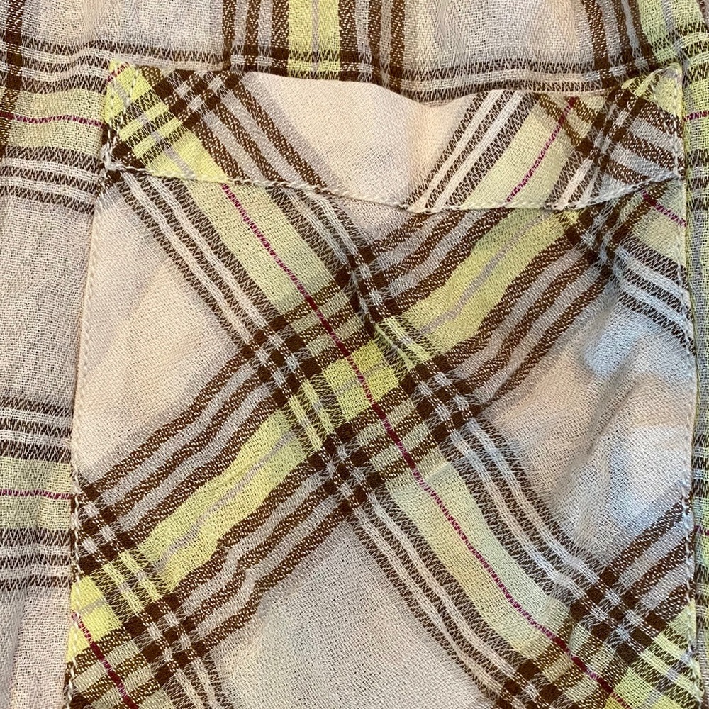 FREE PEOPLE It's The Good Life Plaid Top - Picture 5 of 10